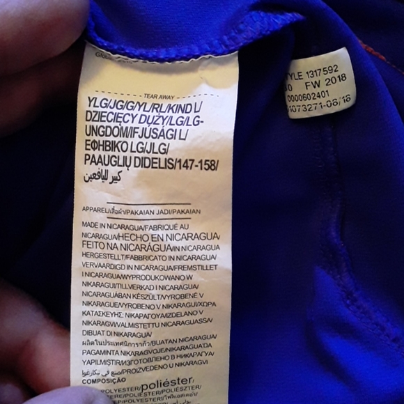 Girls under armour heatgear size ylg - Picture 7 of 7